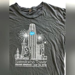 Salesforce Tower grand opening silicon valley technology San Francisco t-shirt